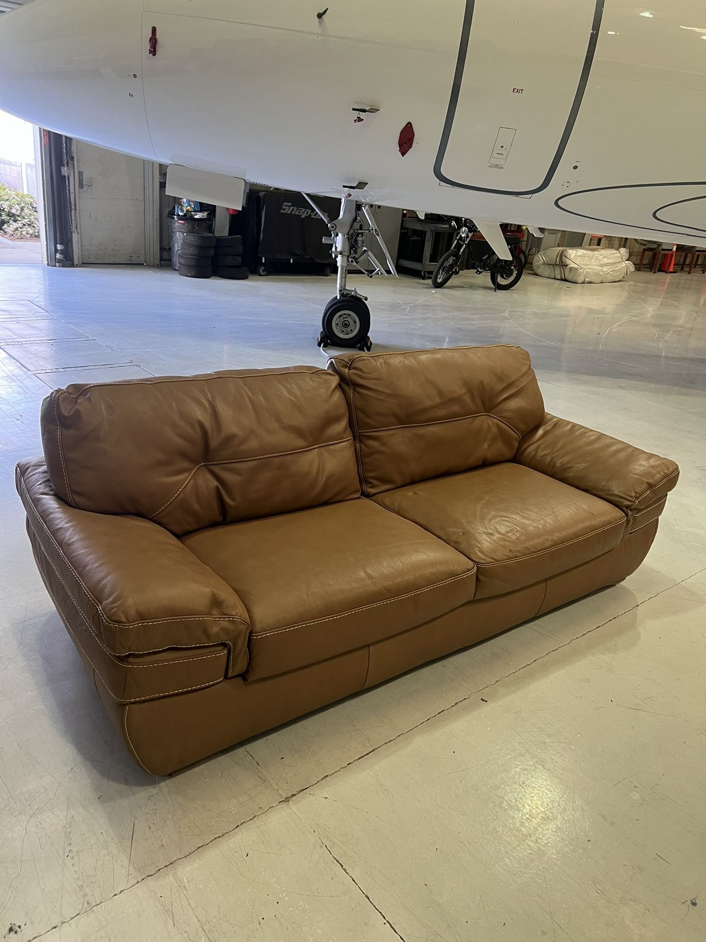 Very Nice Leather Couch