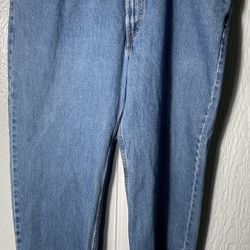 Levi's 550 Relaxed Fit Straight Blue Denim Jeans Mens Size 40 x 30