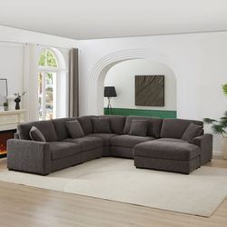 BRAND NEW 6 PIECES SECTIONAL SOFA SET