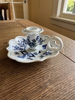  Blue Danube Japan Square Chamber Candle Holder 