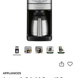 Cuisinart Automatic Grind & Brew 10 Cup Coffee Maker DGB-450NAS