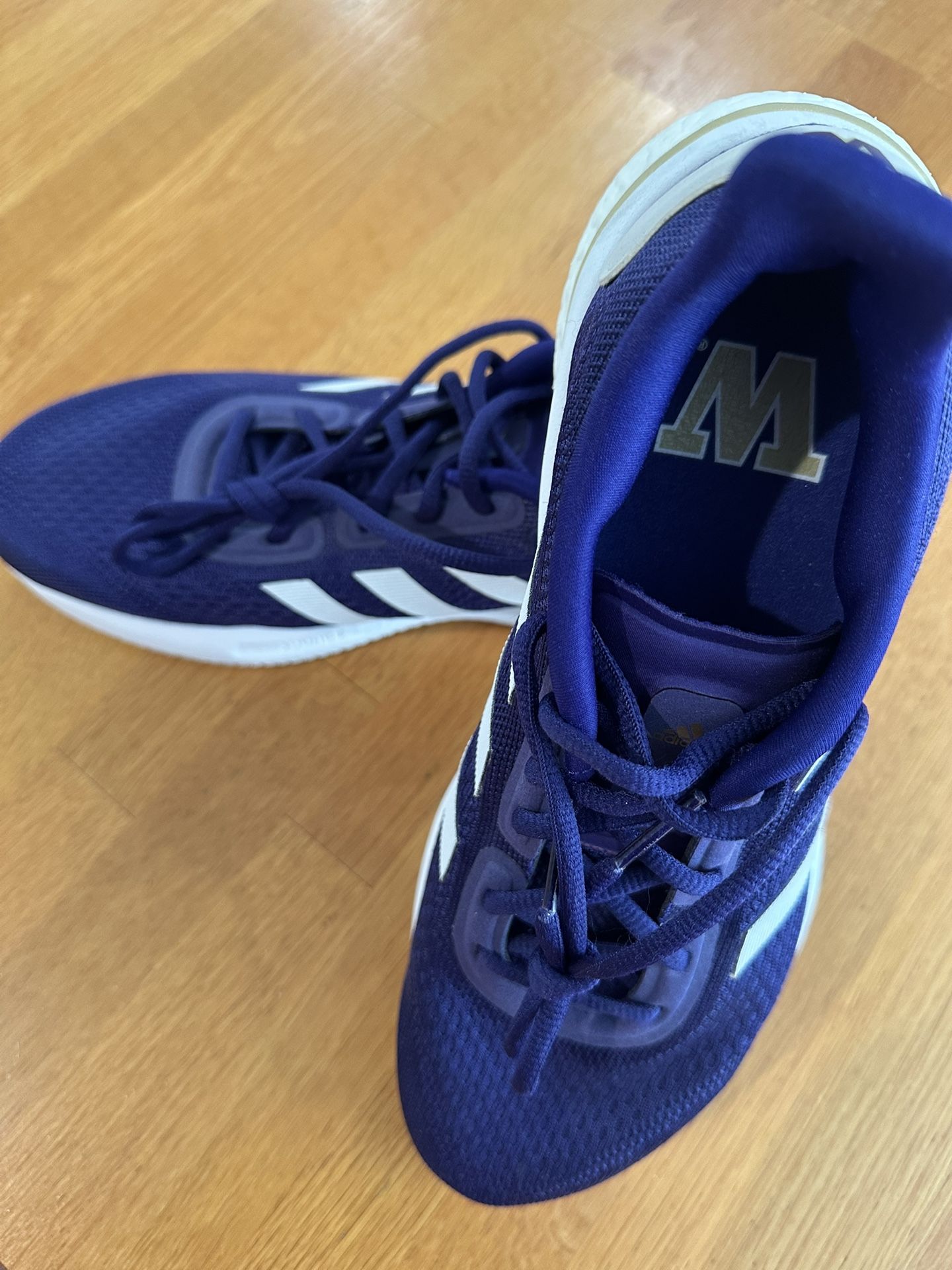 Mens Adidas Purple/White Washington Huskies Supernova Shoes Size 9