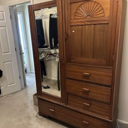 Large Vintage Wardrobe 