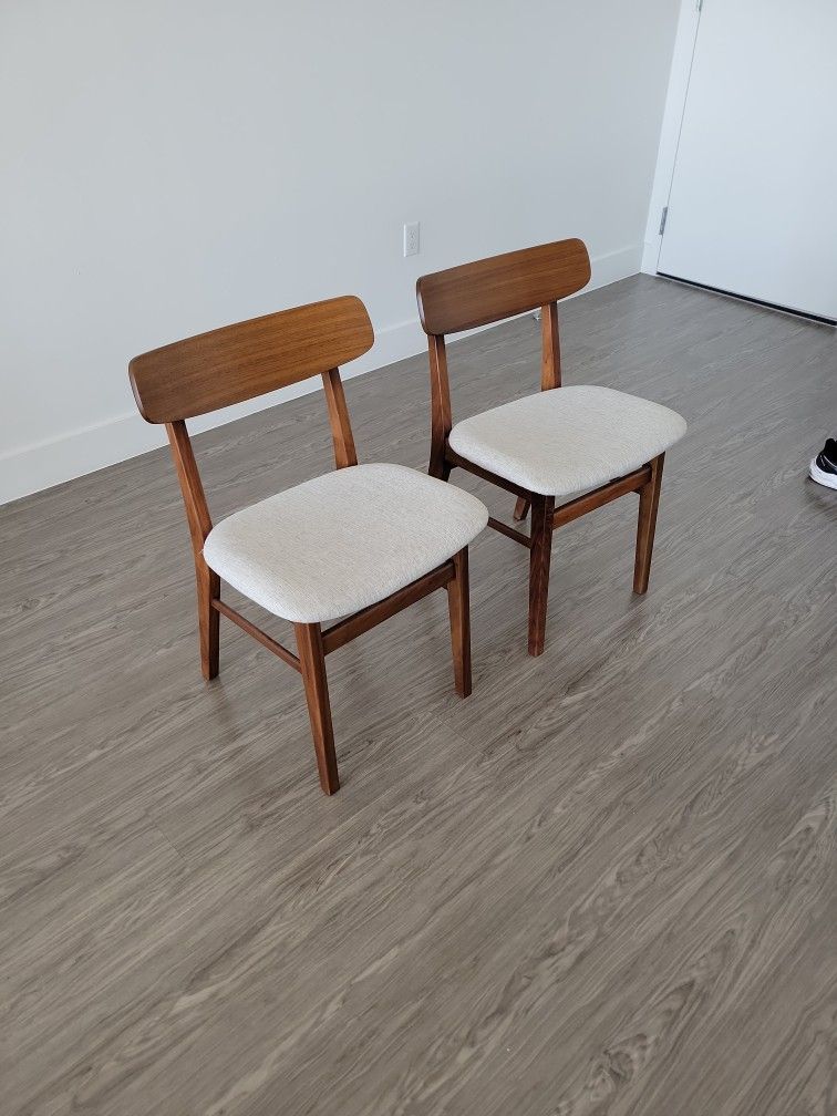 Article Dining Chairs - Walnut