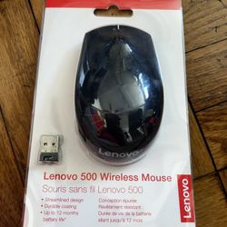 Brand New Lenovo 500 Wireless Mouse