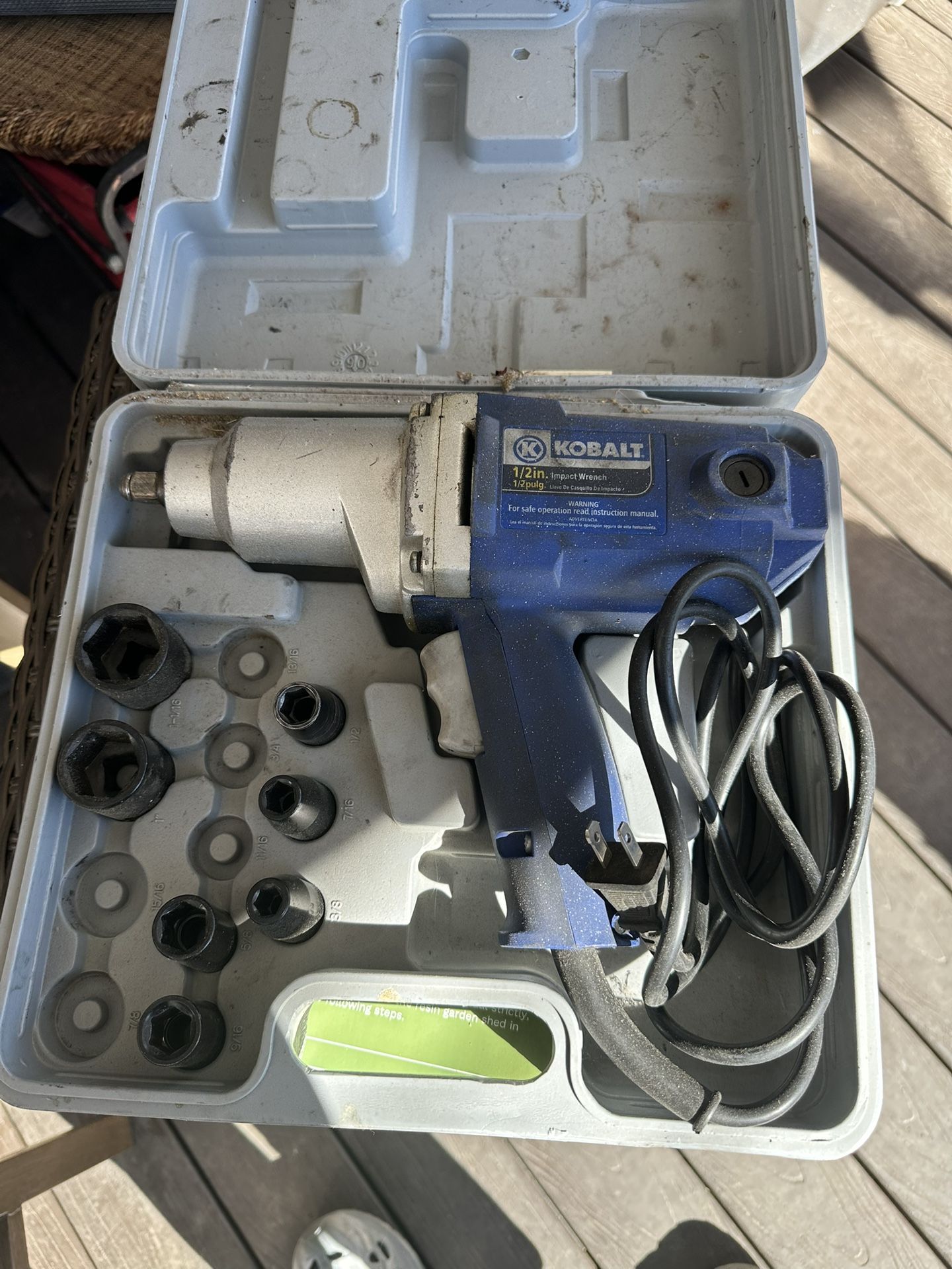 Kobalt electric impact wrench