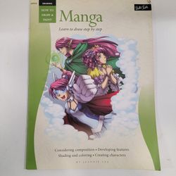 Learn To Draw & Paint Manga Drawing Book By Jeannie Lee~ Anime Step By Step Art 