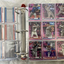 Topps Chrome Baseball Binder - 500+ Cards