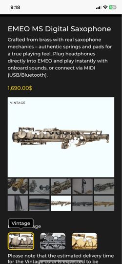 emeo digital saxophone