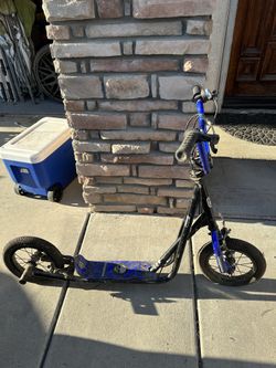 Blue mongoose 90s style scooter