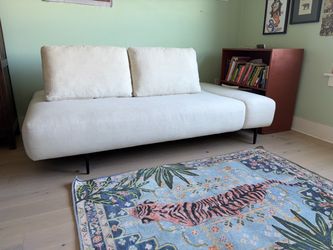 Article Divan 76" Right Chaise Lounge - Quartz White