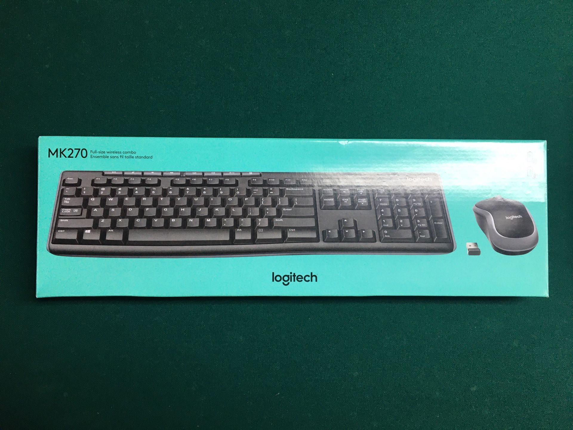 Logitech MK270 wireless mouse and keyboard MacOS/Windows