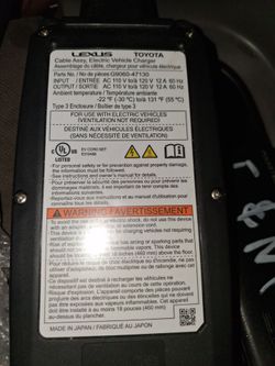 Lexus/Toyota electric vehicle charger