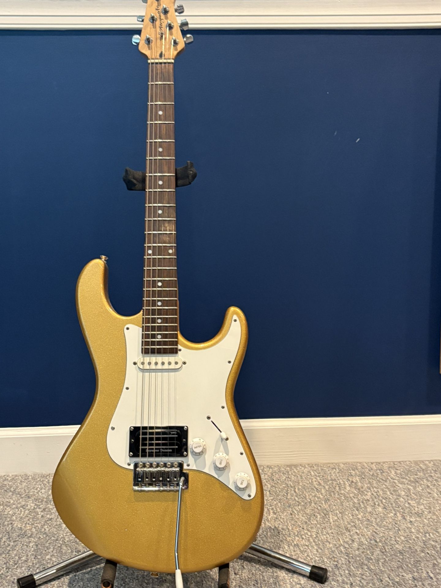 Dean Strat Copy With Dime Bag Darrell Pick Up