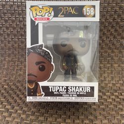 Funko POP! Rocks TUPAC SHAKUR in Vest with Bandana Figure #158
