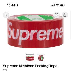 (SS26) Supreme Nichiban Packing Tape Red Red & Black