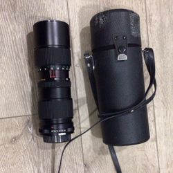 VIVITAR Tele-Zoom Auto Camera Lens 1:3.8 85 mm - 205 mm Made In Japan