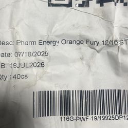 Phorm energy drinks 16oz