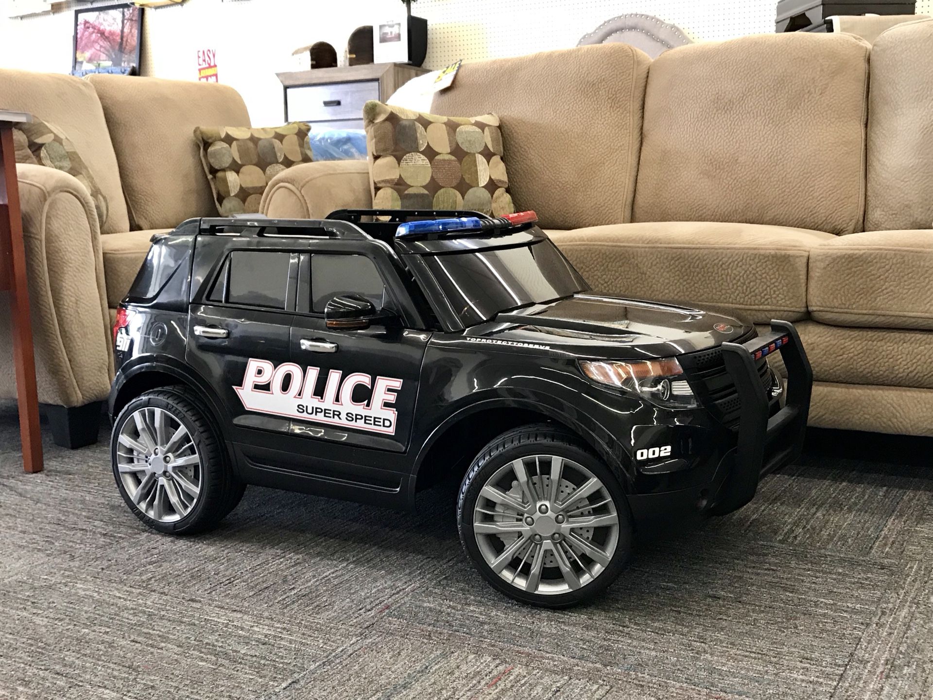 New Remote Controlled Ride-On Police Car