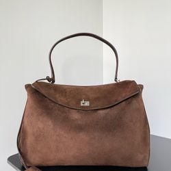 Rodeo Drive Large Capacity Brown Tote Hobo Bag 