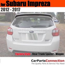 Roof Spoiler Lip For 2012 2017 Subaru Impresa 5 Door Roof Spoiler Lip primer