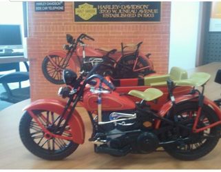 Harley Davison side car telephone