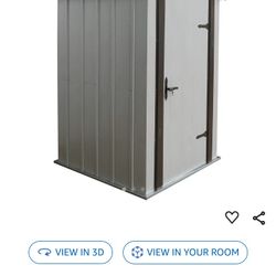 4 Ft X 4 Ft Aluminum Shed