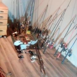 Fishing Poles And Tackle 