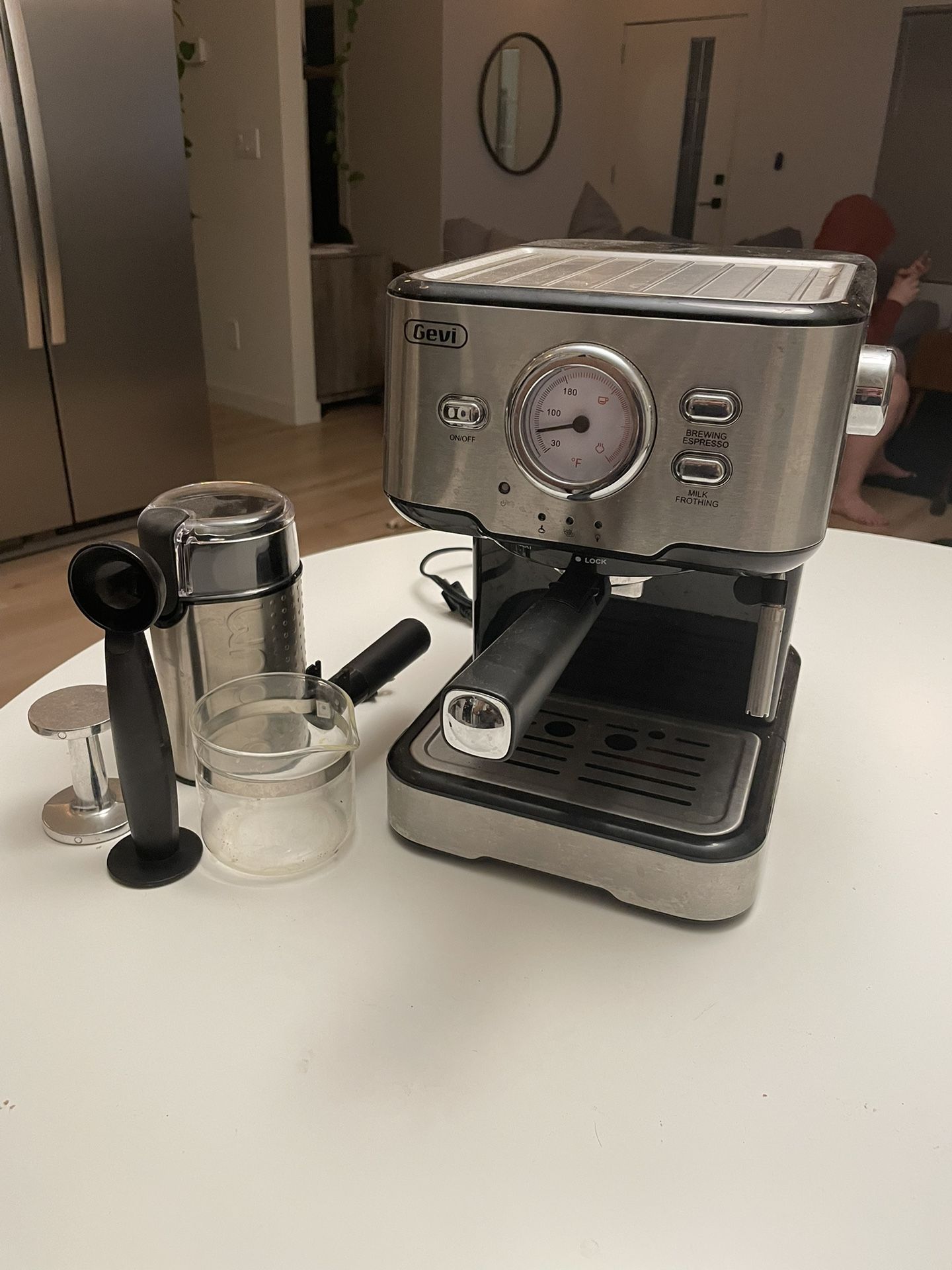 Gevi Espresso Machine 15 Bar Pump Pressure, Expresso Coffee Machine