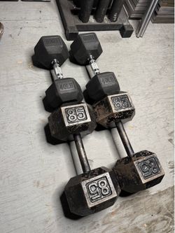 Dumbbell Sets (40lbs & 85lbs)