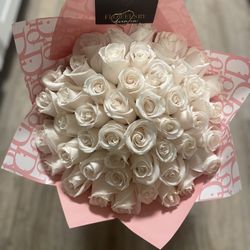 50 Roses Flower Arrangement 