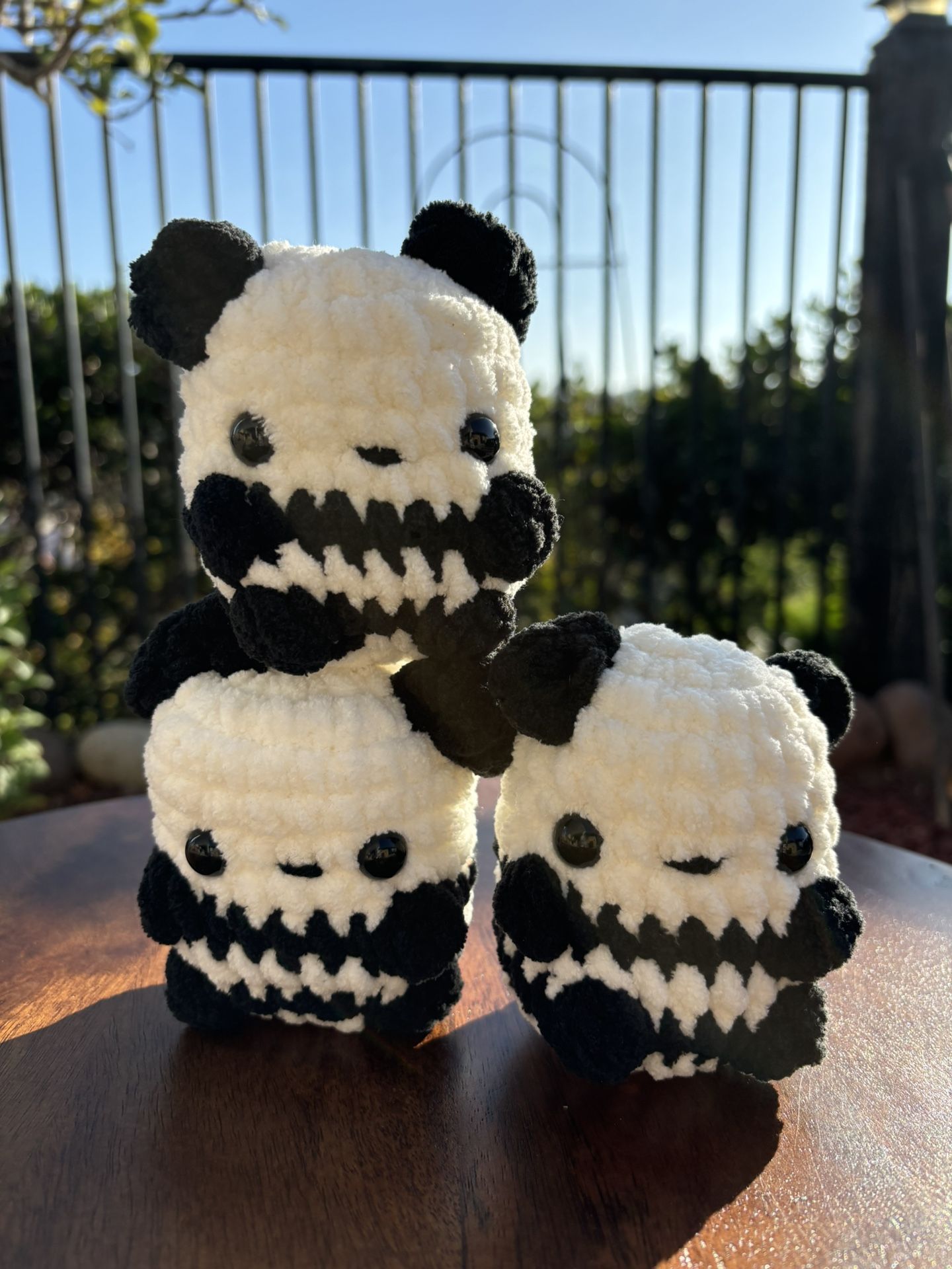 Panda Family 🐼 Handmade 🧶 Crochet 🧶