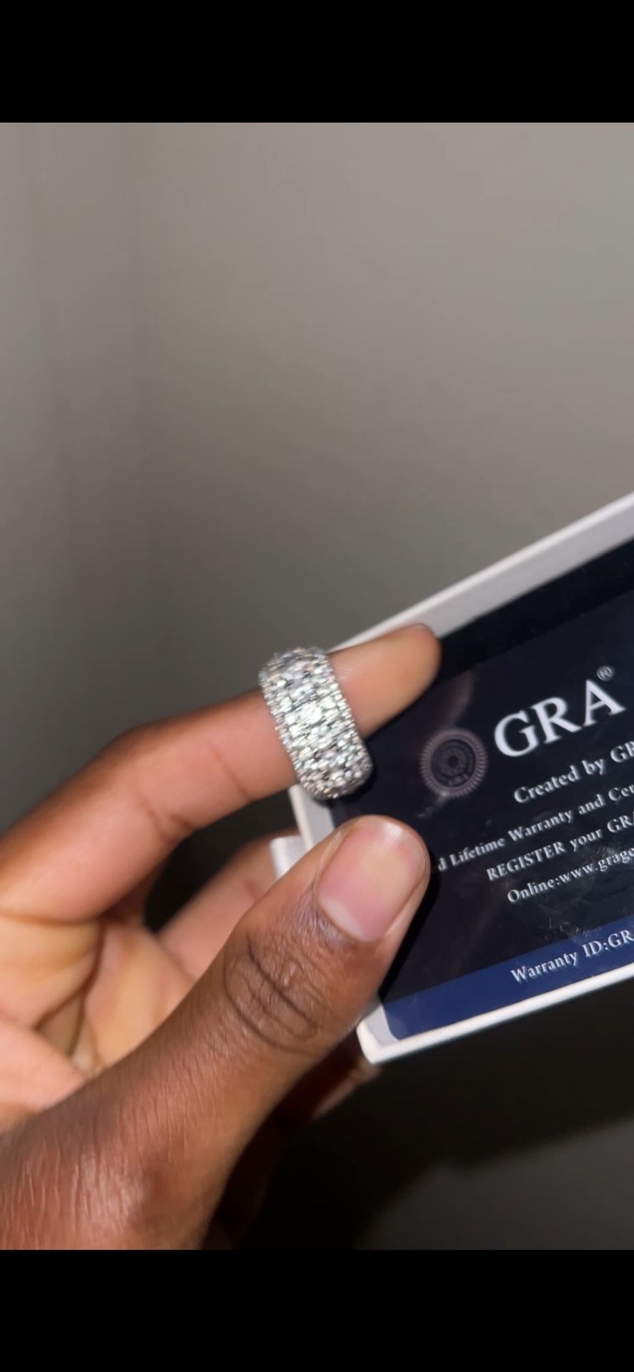 Moissanite vVS Ring Size 9 Or 10