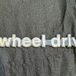 2 - 4 Wheel Drive Jeep Emblems