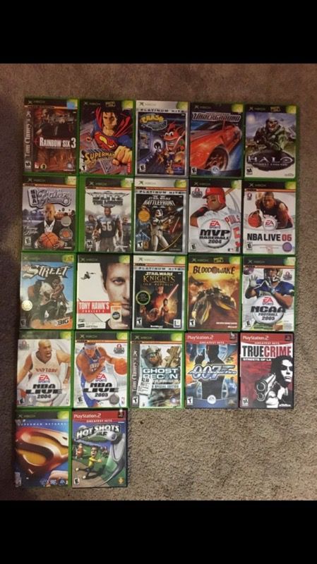 OG Xbox and PS2 games