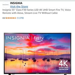 New 55 Inch Insignia Fire TV