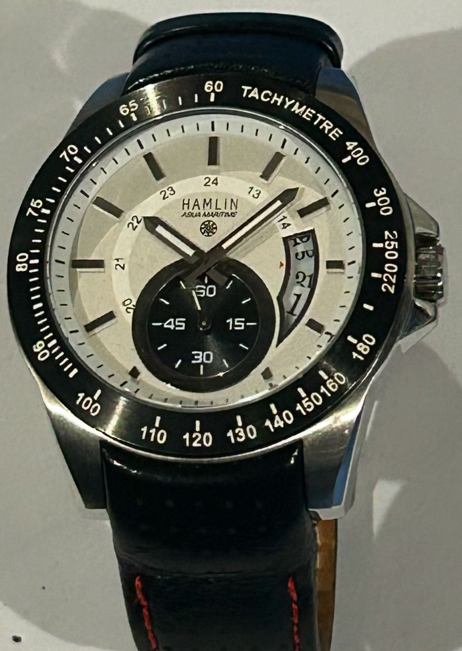 Hamlin Men's Aqua Maritime All Terrain Stainless Steel Racer Sub