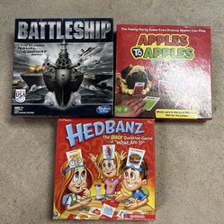 Board Games bundle Of 3 