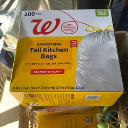 Trash Bags 13 Gal 100count