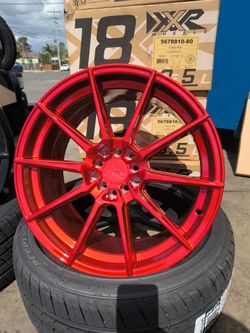 Red rims when 18"x8.5 bolt pattern 5-100& 5-4.5