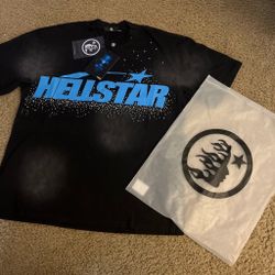 Hellstar Black Graphic T-Shirt with Tags
