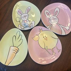 Ceramic Easter Plates