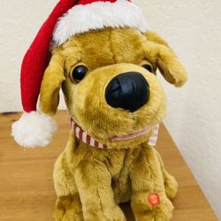 12” Christmas Singing Dog