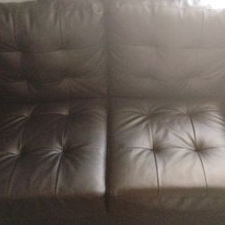 Nice Leather Comfy Couch 