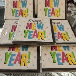 Happy New Year Napkins 