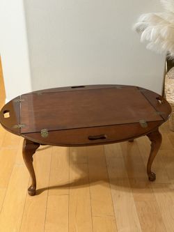 Stanley Furniture Cherry Drop‑Leaf Table — Excellent Condition