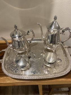 Vintage Leonardo Silver 6 Tea/Coffee Set