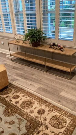 Long below window table