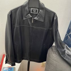 2 Leather Jacket's New. Brand.(  Emporio  Italy )