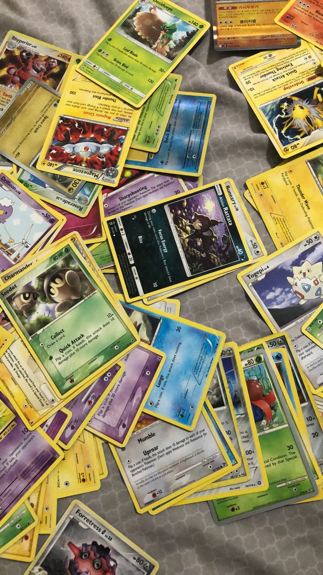 130+ Pokémon Cards (Korean And english)